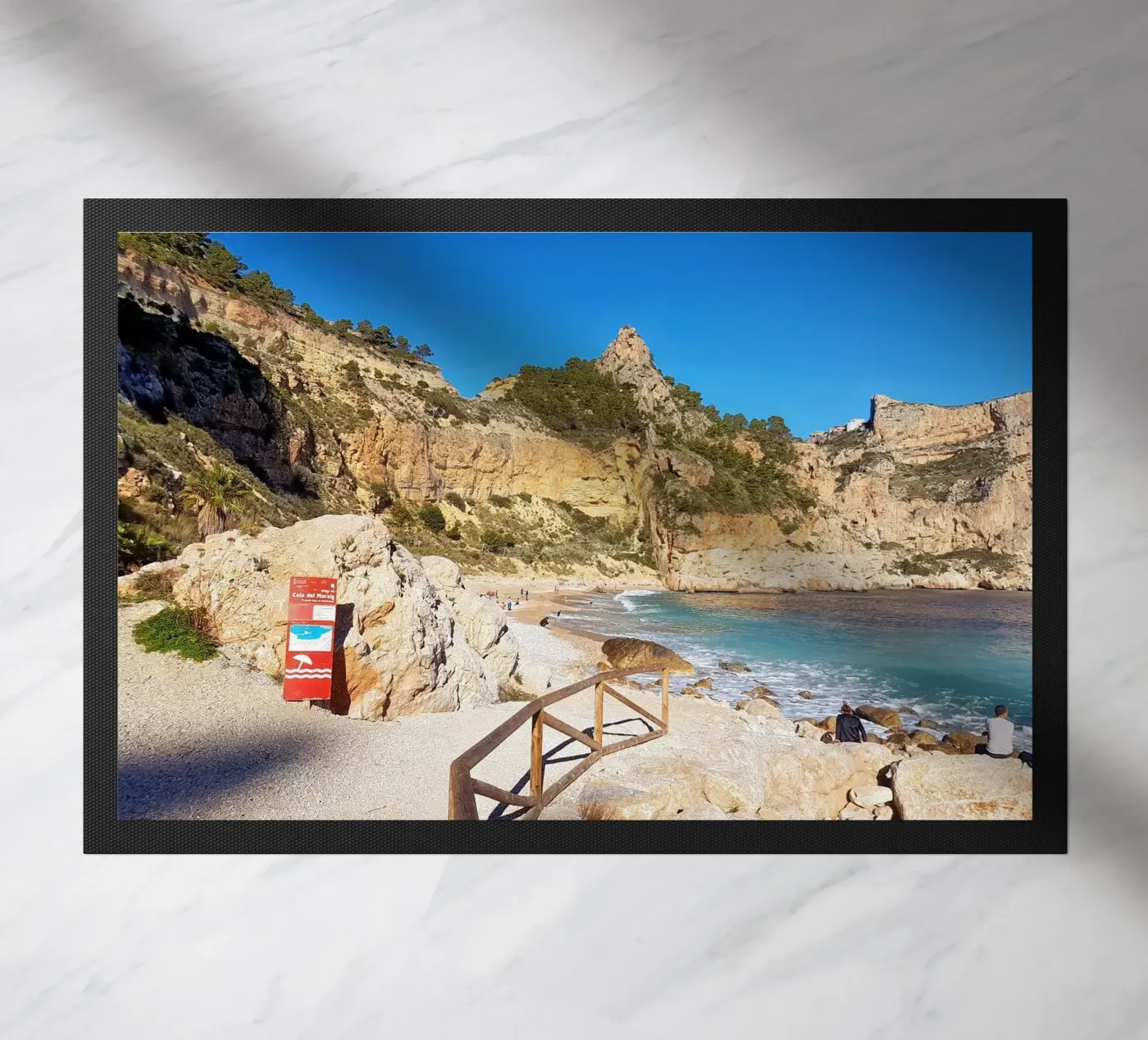 Cala del Moraig doormat by dava