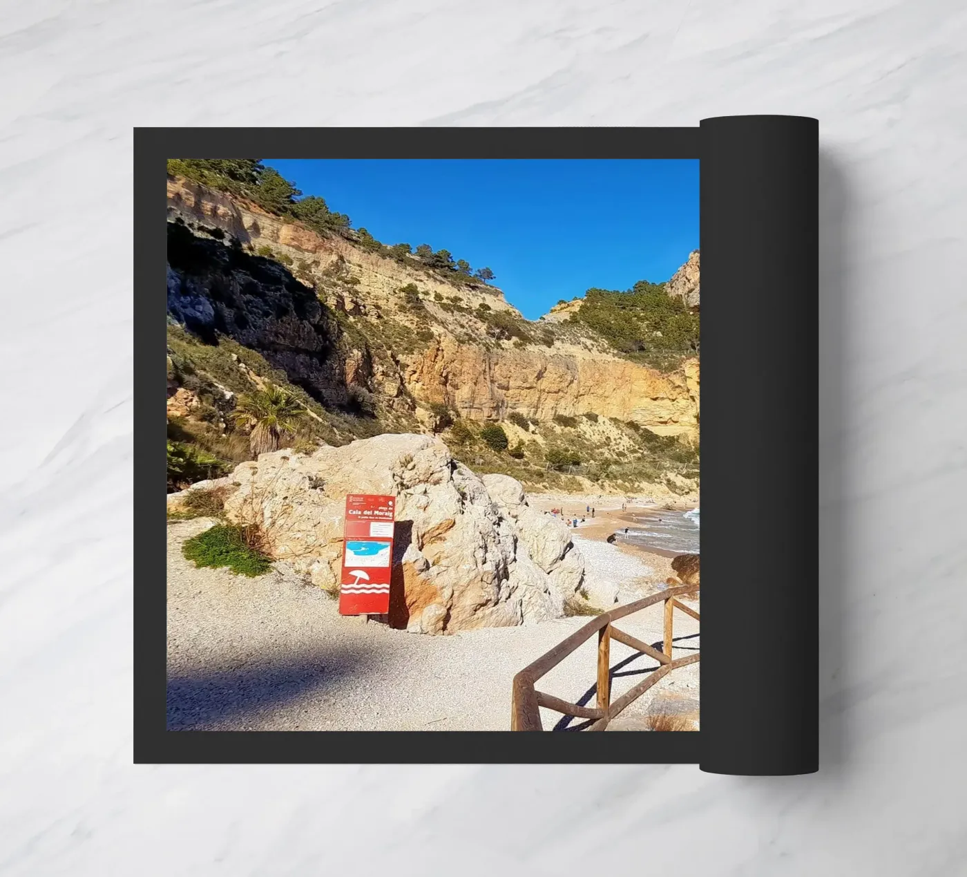 Cala del Moraig doormat by dava