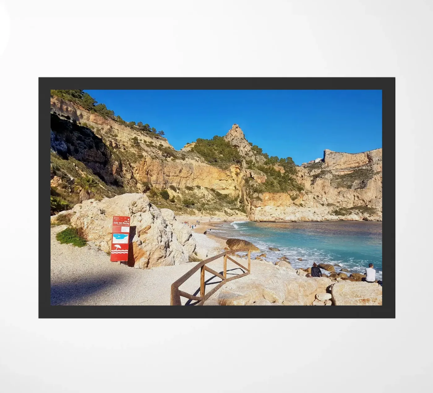 Cala del Moraig doormat by dava