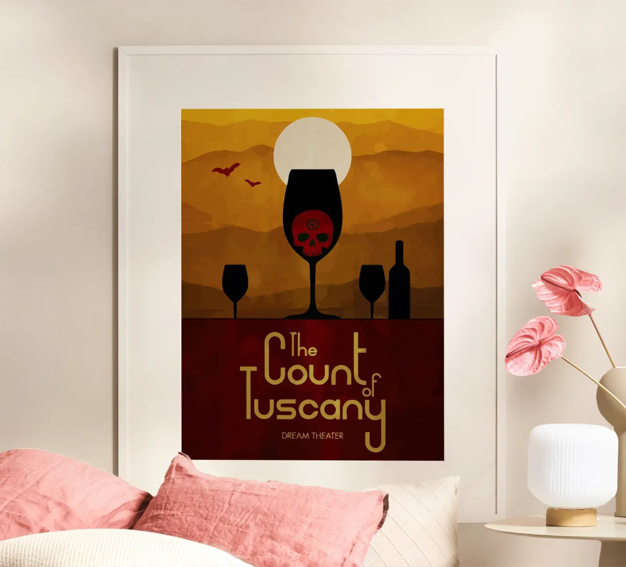 Dream Theater The Count of Tuscany poster da Dumery Art