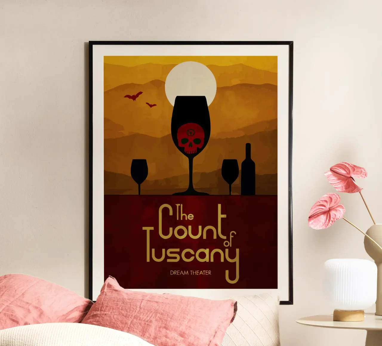 Dream Theater The Count of Tuscany poster da Dumery Art