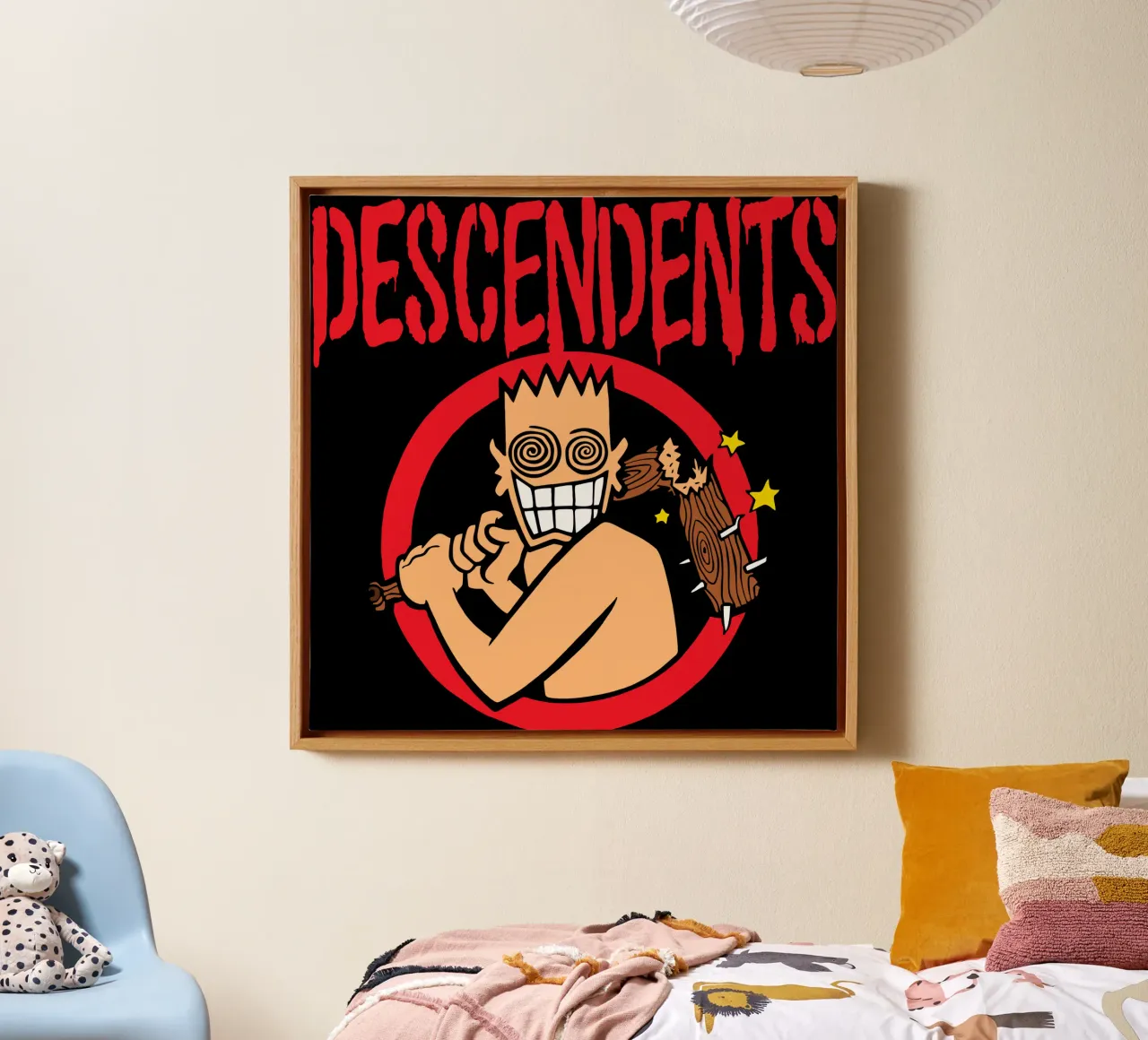 Maglietta Broken Stick - Descendents Essential tela con Cornice a cassetta da skurtow