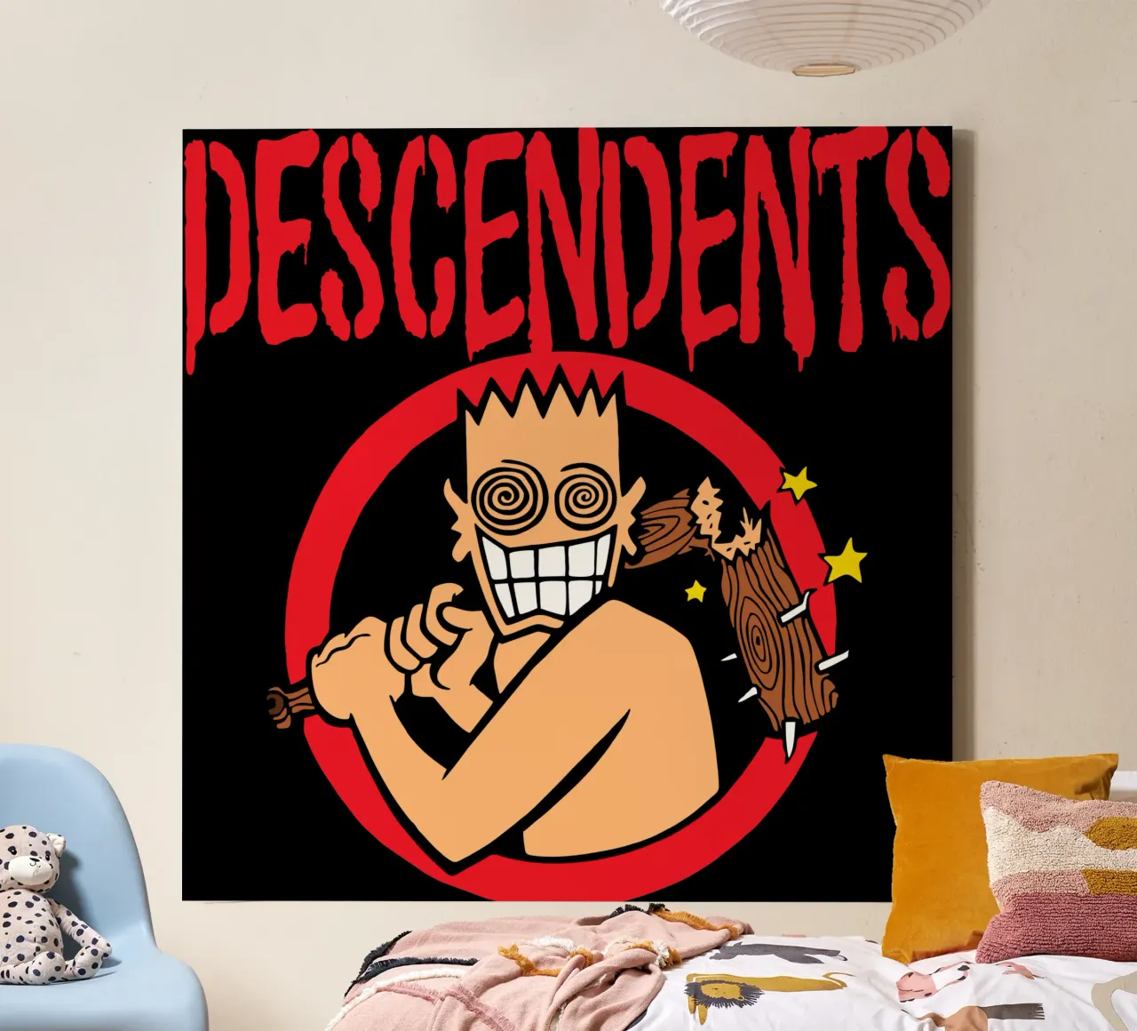 Maglietta Broken Stick - Descendents Essential tela con Cornice a cassetta da skurtow