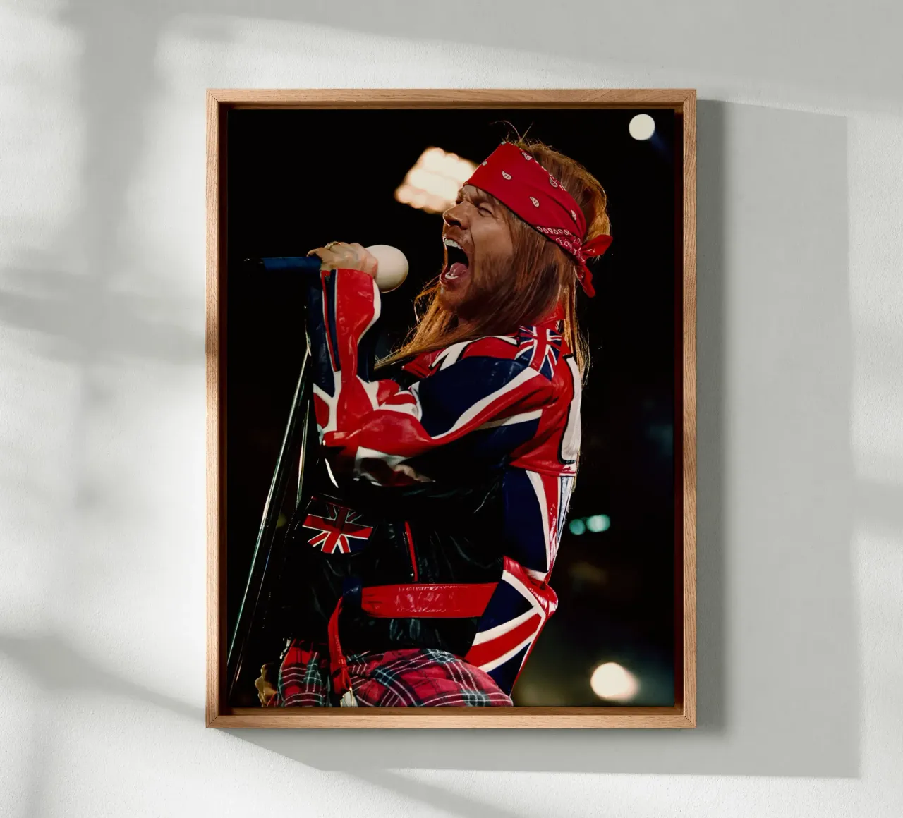 Axl Rose tela con Cornice a cassetta da Dumery Art
