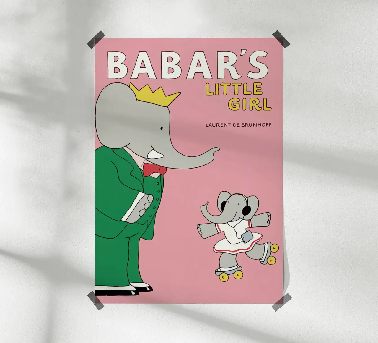 Babar bambina poster da Panait Ivascu