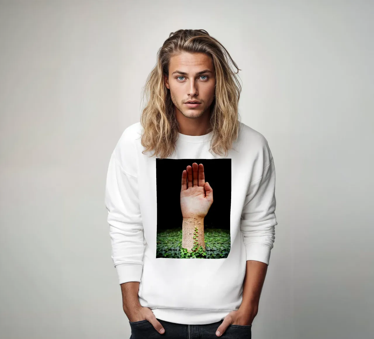 Palm Tree Sweatshirt von mofartmonica