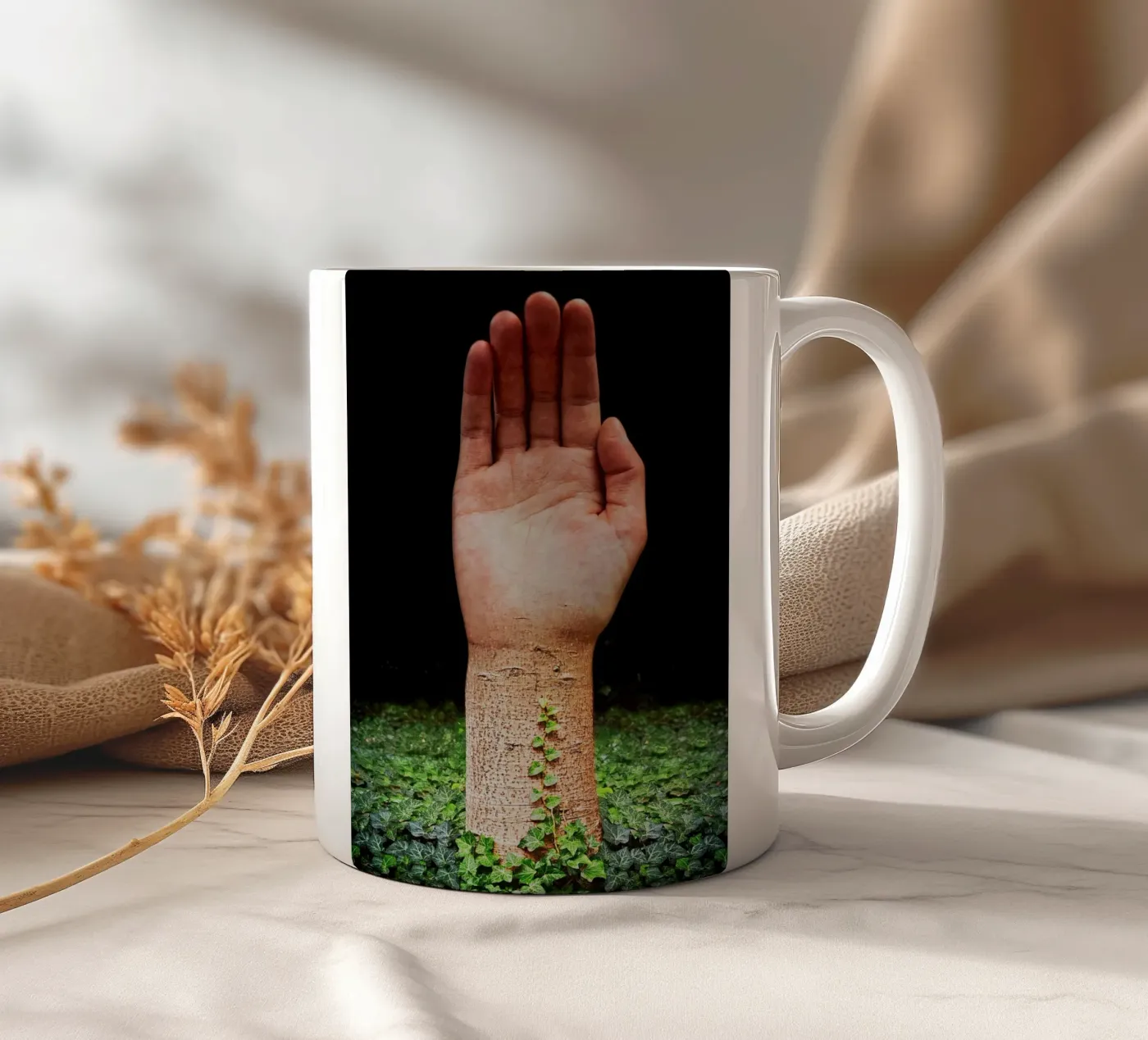 Palm Tree ceramic mug by mofartmonica