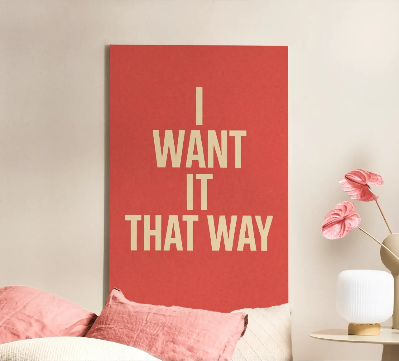 Backstreet Boys Poster – „I Want It That Way tela con Cornice a cassetta da QuooodZ by MooodzArt