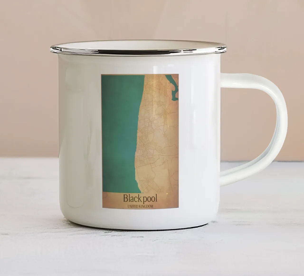 Blackpool UNITED KINGDOM tazza in smalto da WorldPrint