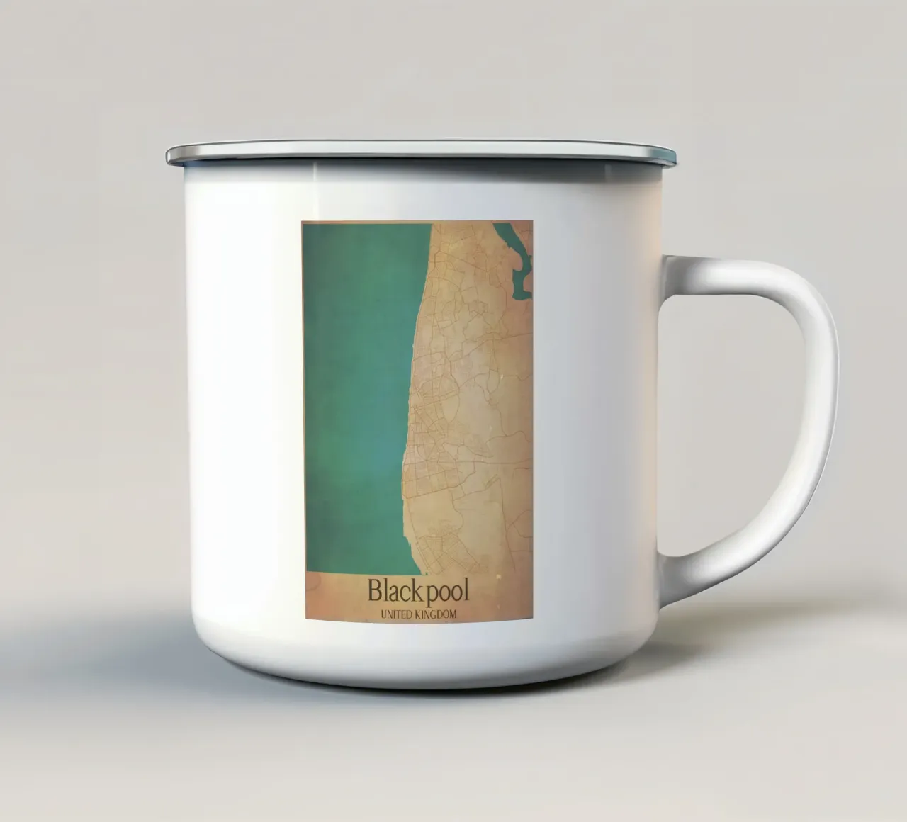 Blackpool UNITED KINGDOM tazza in smalto da WorldPrint