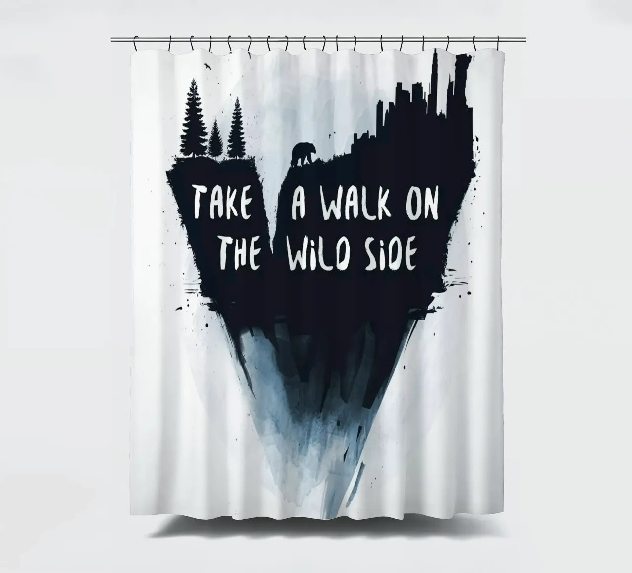 Walk on the wild side tenda da doccia da Balazs Solti