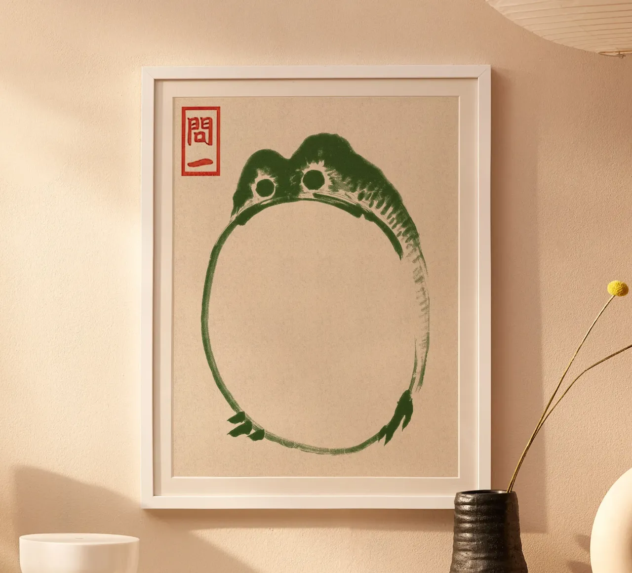 Rospo scontroso II di Matsumoto Hoji poster da David Jackson