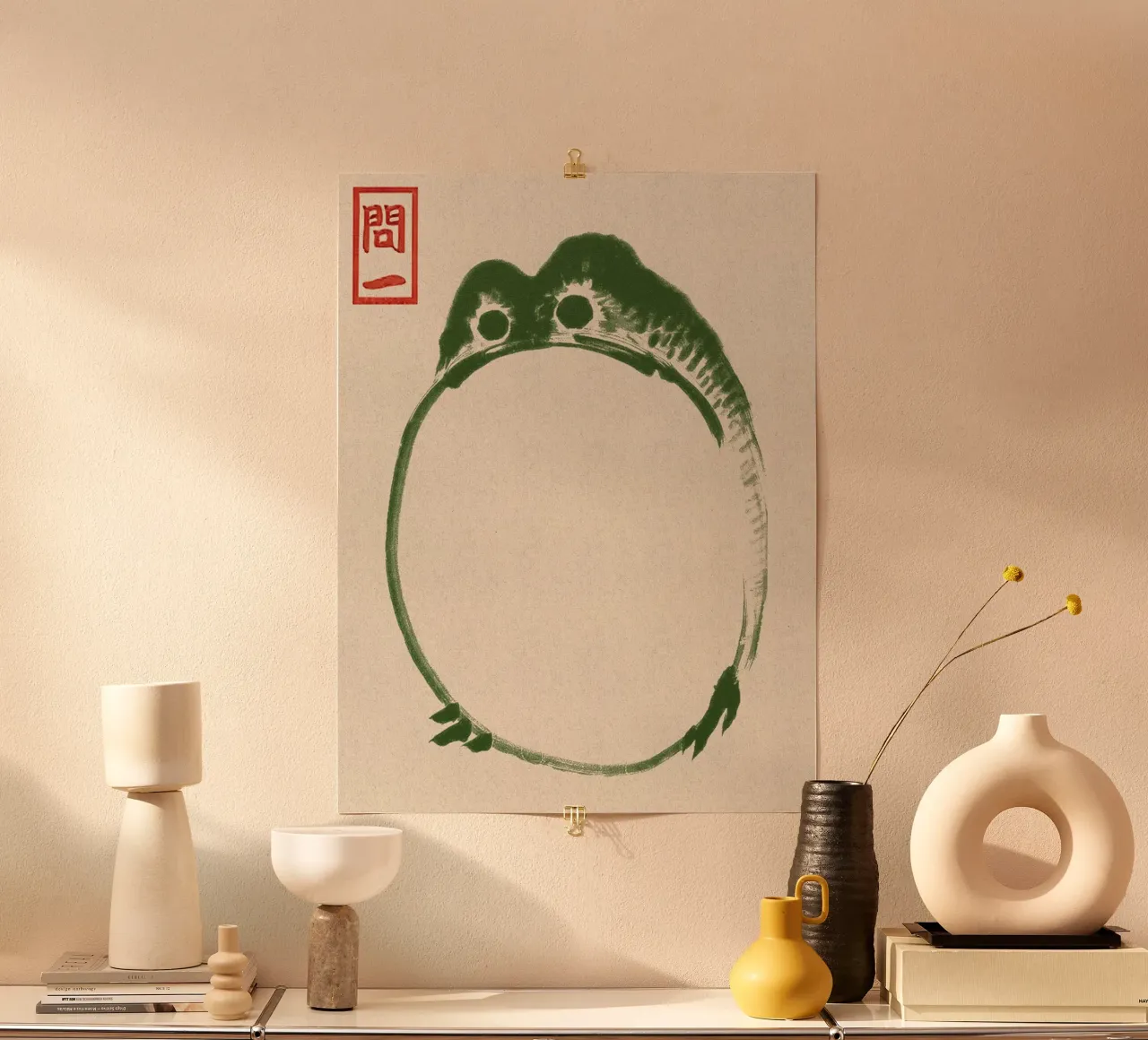 Rospo scontroso II di Matsumoto Hoji poster da David Jackson