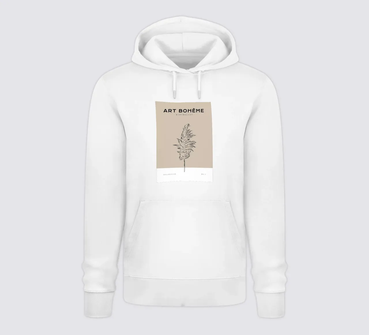 Boho Bohemian 8 Pampas felpa con cappuccio da Boho Print Collection