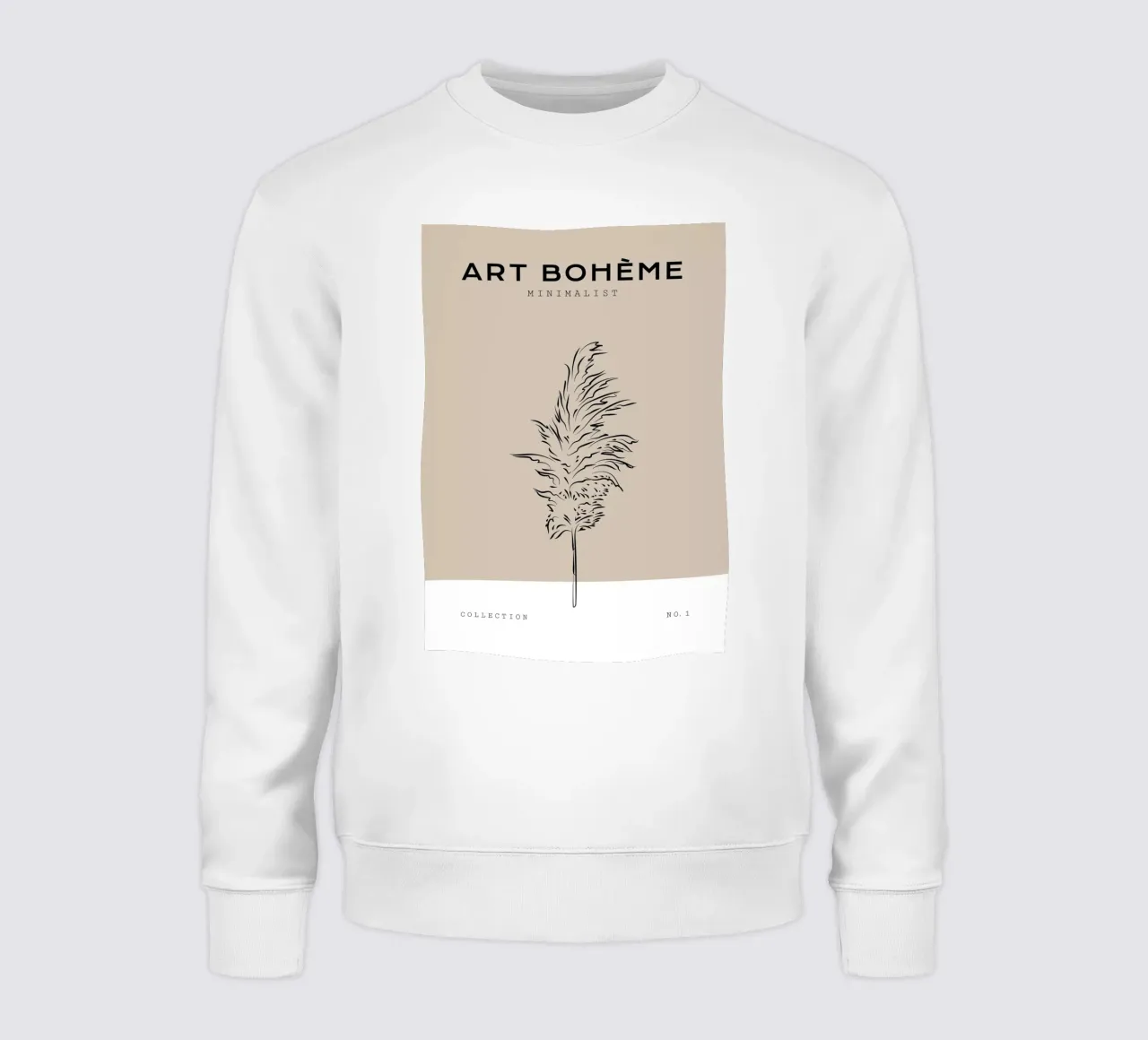 Boho Bohemian 8 Pampas felpa da Boho Print Collection