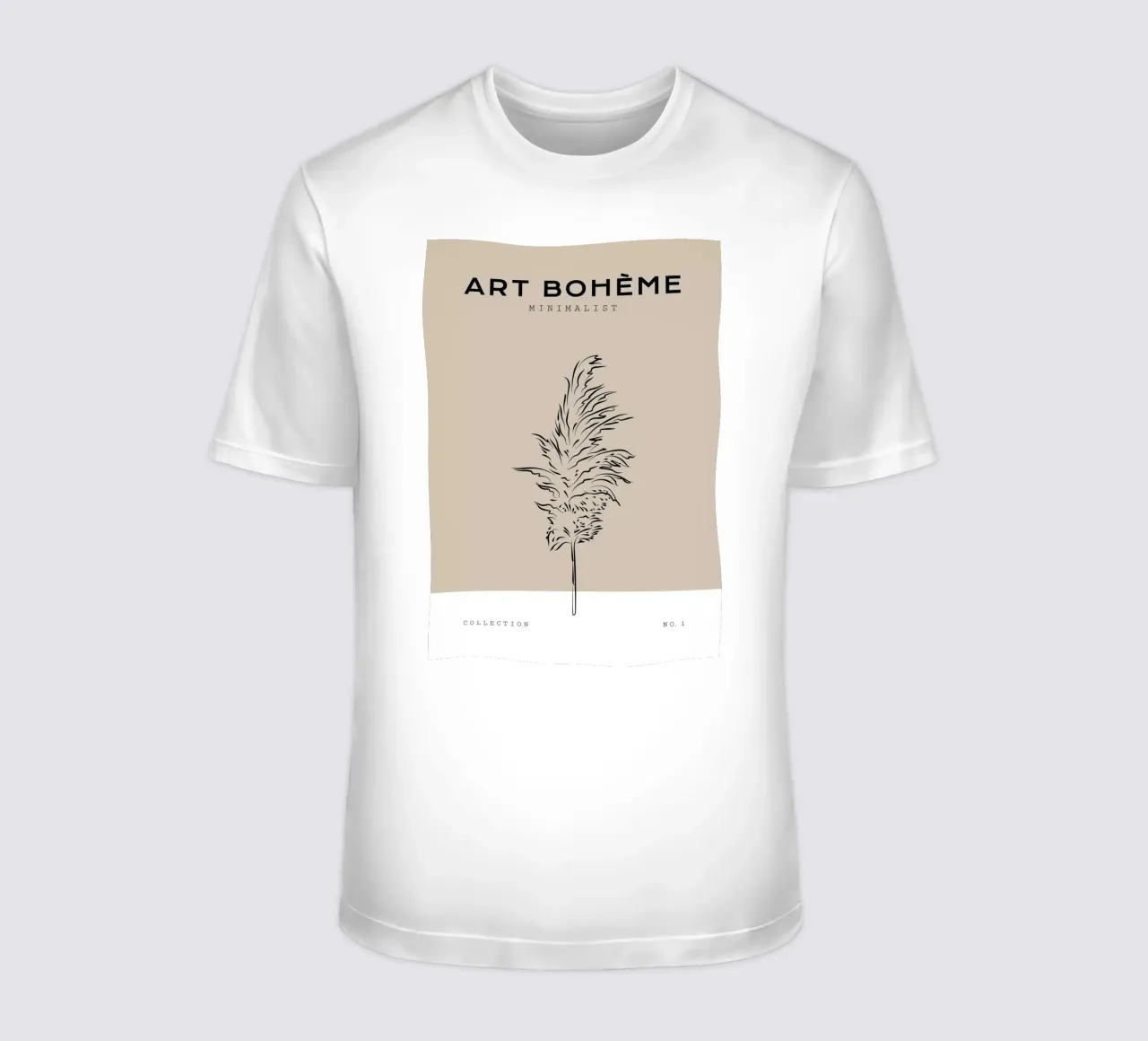 Boho Bohemian 8 Pampas t-shirt da Boho Print Collection