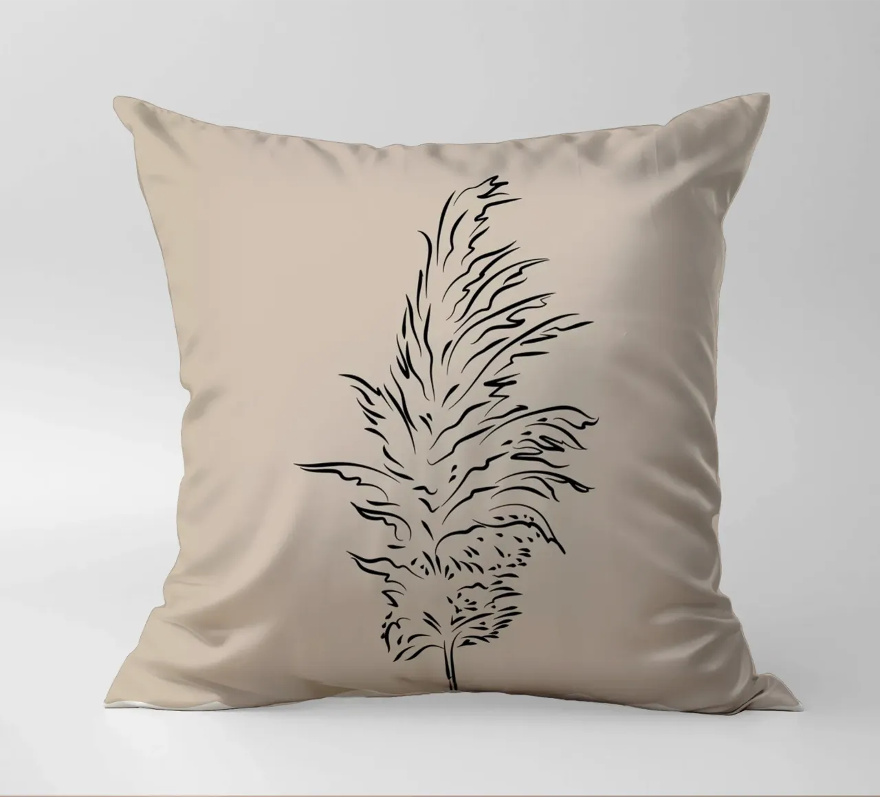 Boho Bohemian 8 Pampas cuscino da Boho Print Collection