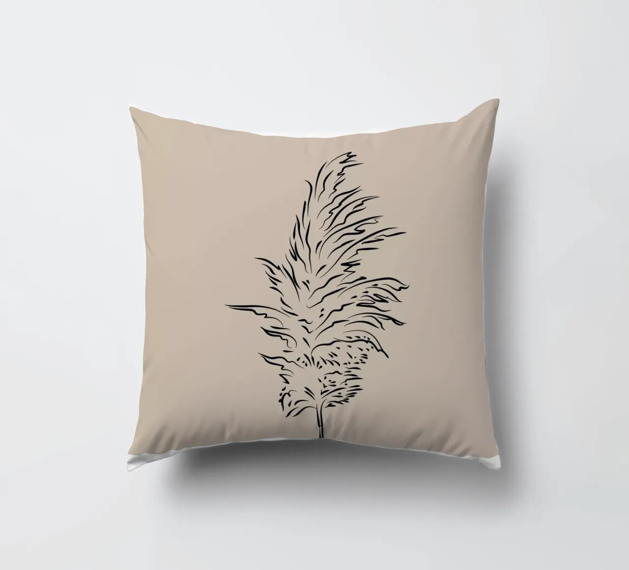 Boho Bohemian 8 Pampas cuscino da Boho Print Collection