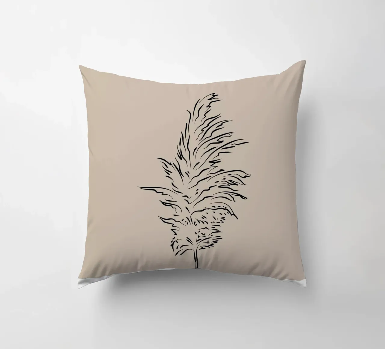 Boho Bohemian 8 Pampas cuscino da Boho Print Collection