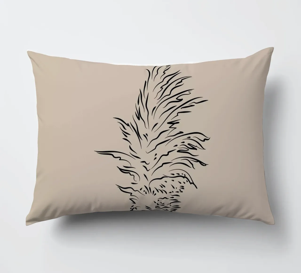 Boho Bohemian 8 Pampas cuscino da Boho Print Collection