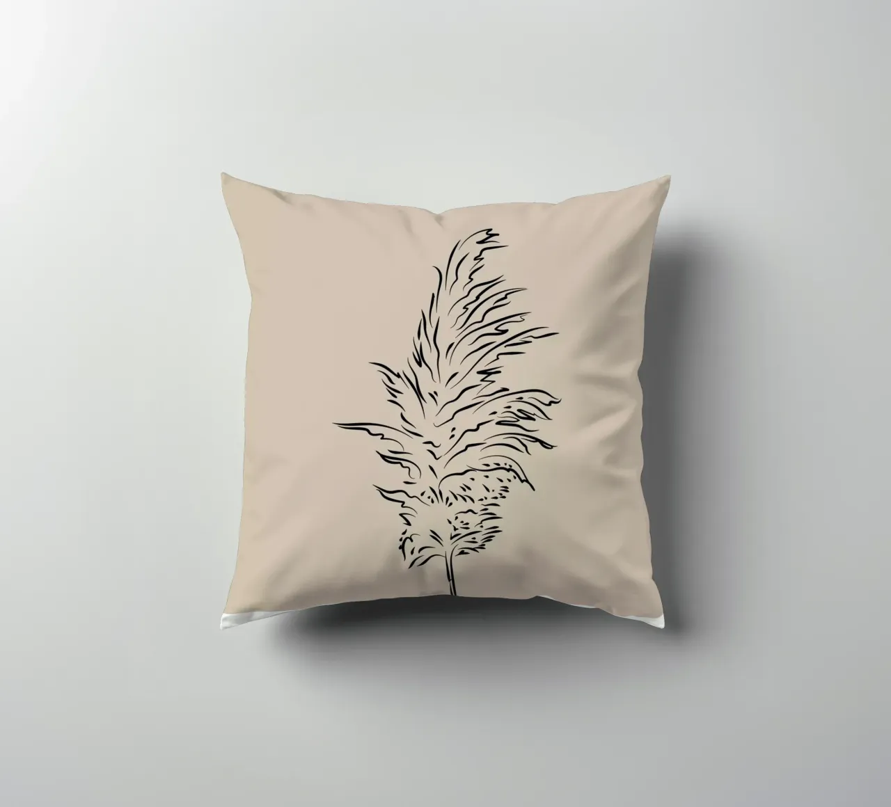 Boho Bohemian 8 Pampas cuscino da Boho Print Collection