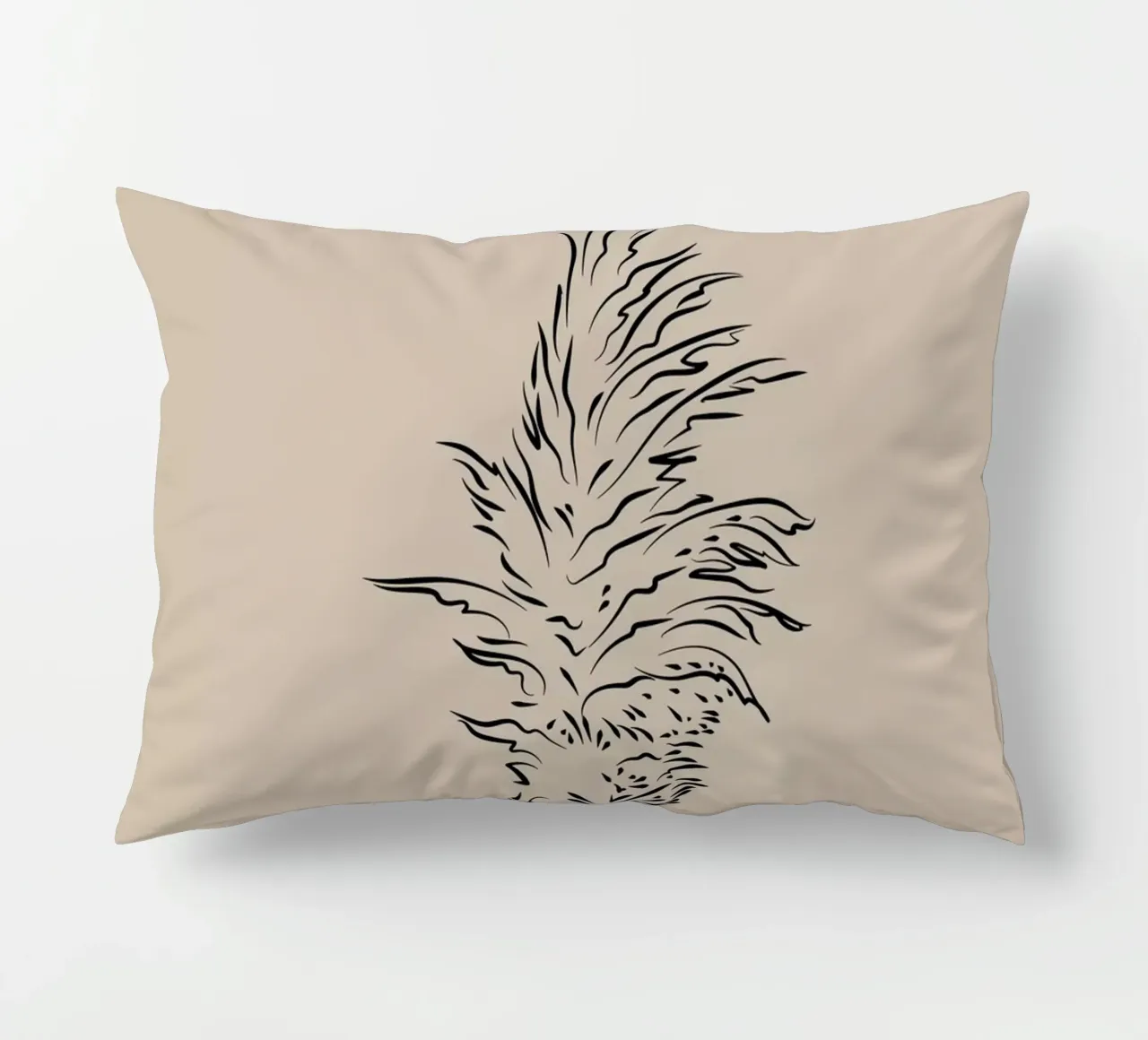 Boho Bohemian 8 Pampas cuscino da Boho Print Collection