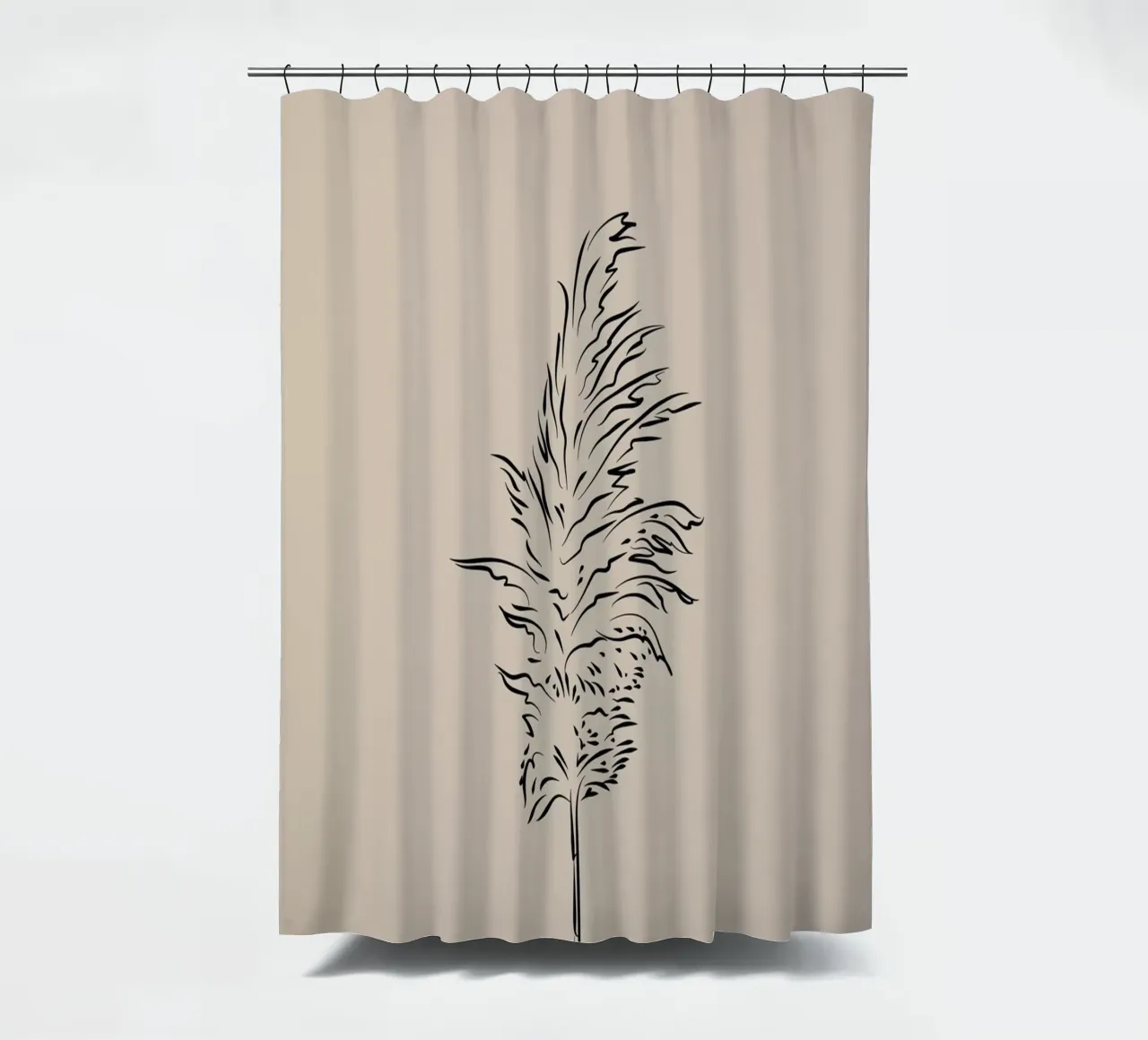 Boho Bohemian 8 Pampas tenda da doccia da Boho Print Collection