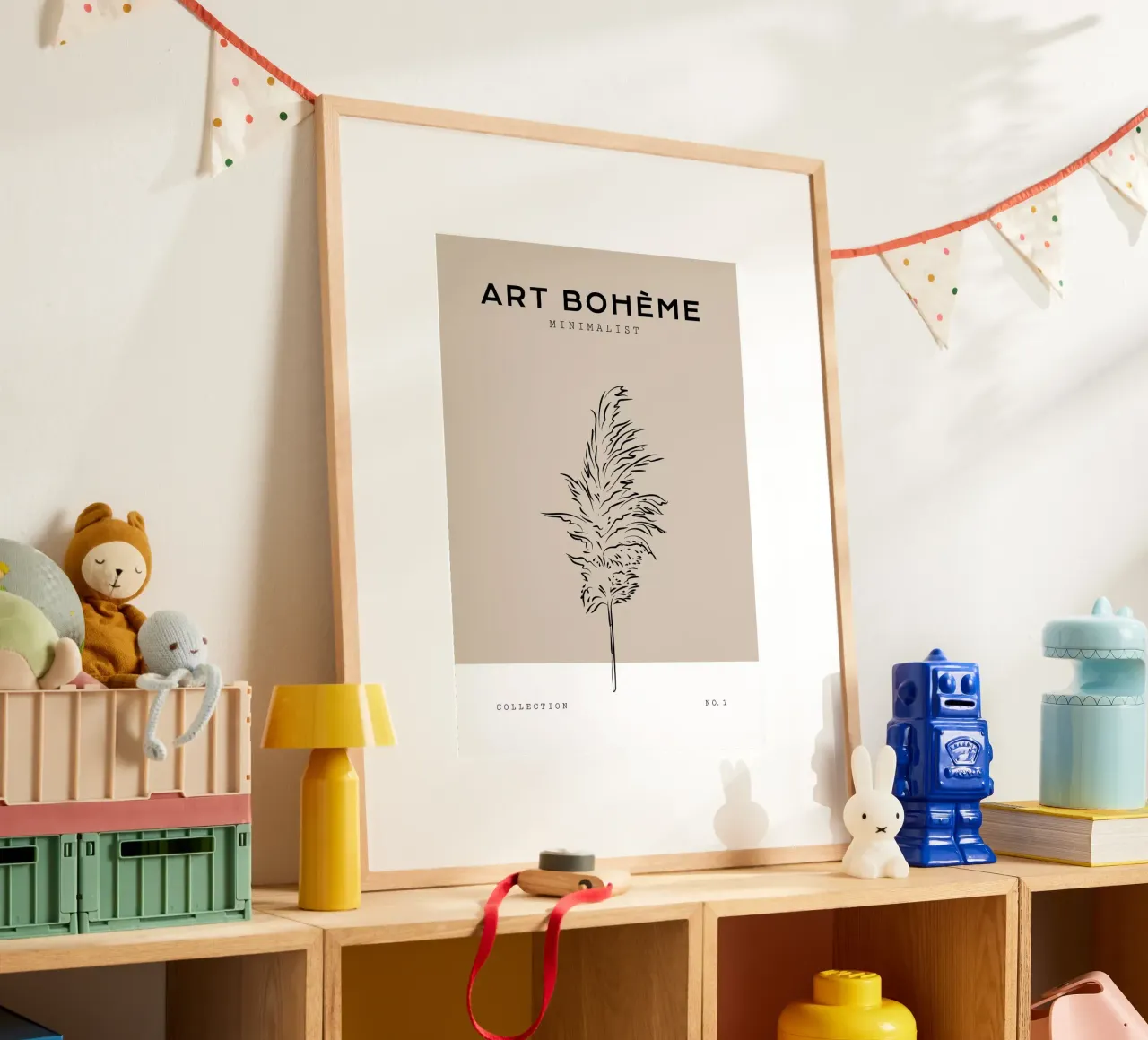 Boho Bohemian 8 Pampas poster de Boho Print Collection