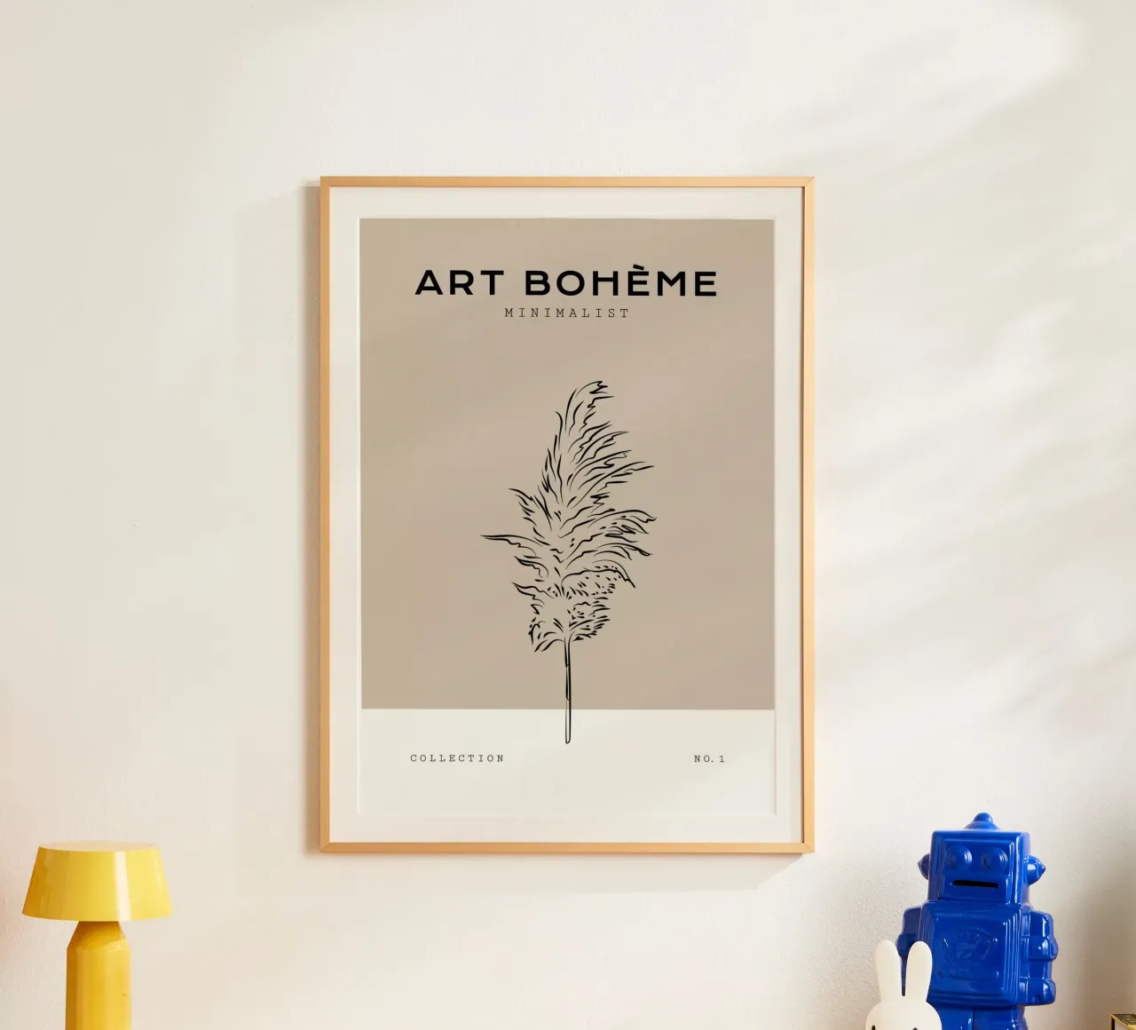 Boho Bohemian 8 Pampas poster de Boho Print Collection