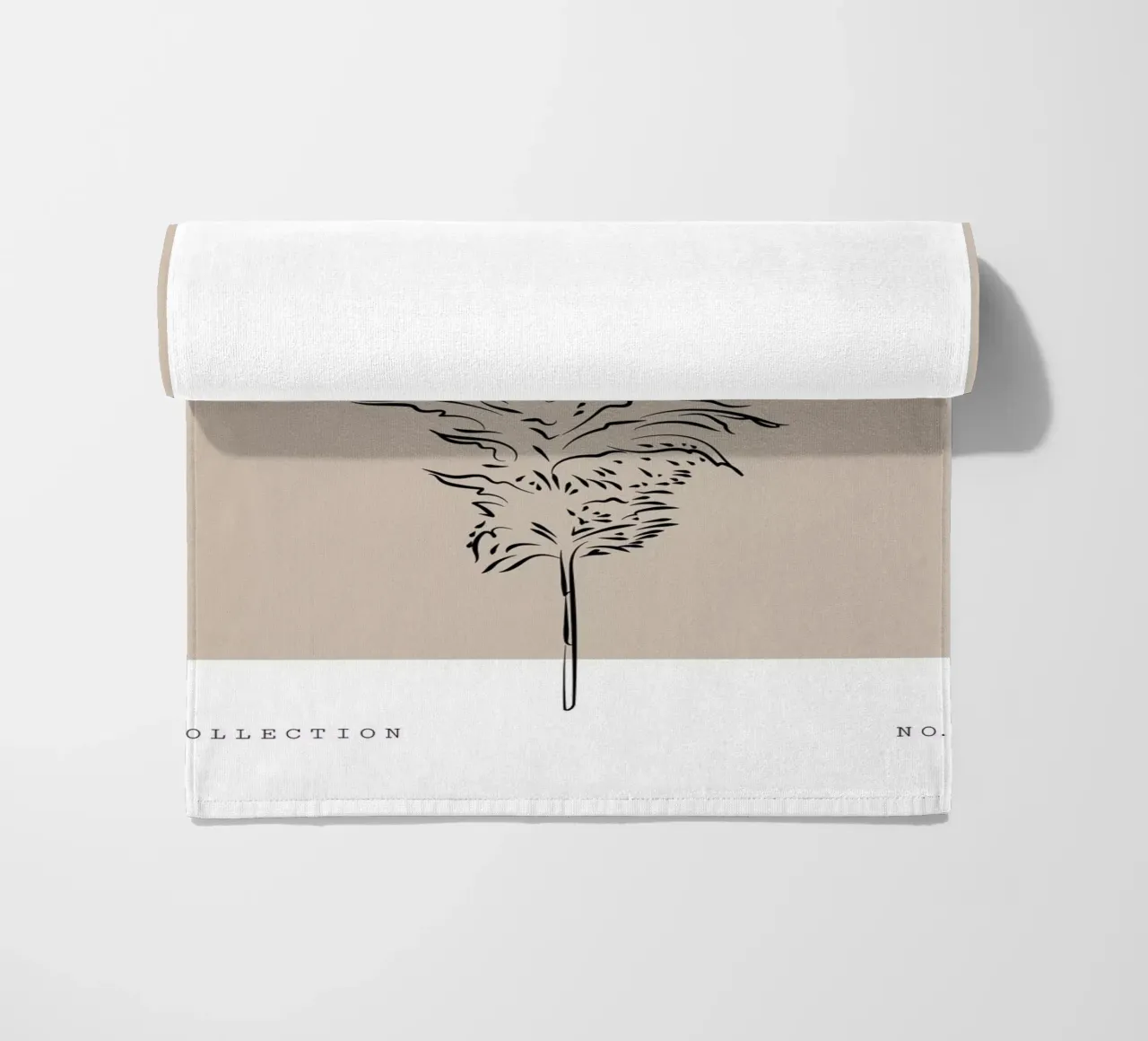 Boho Bohemian 8 Pampas telo mare da Boho Print Collection