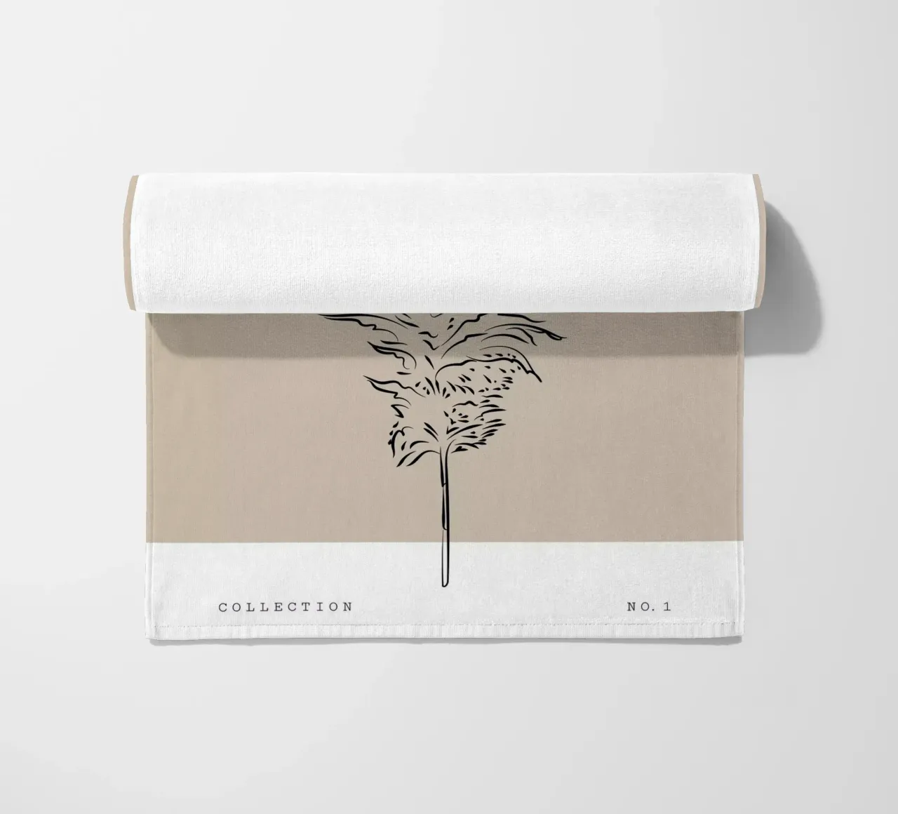 Boho Bohemian 8 Pampas telo mare da Boho Print Collection