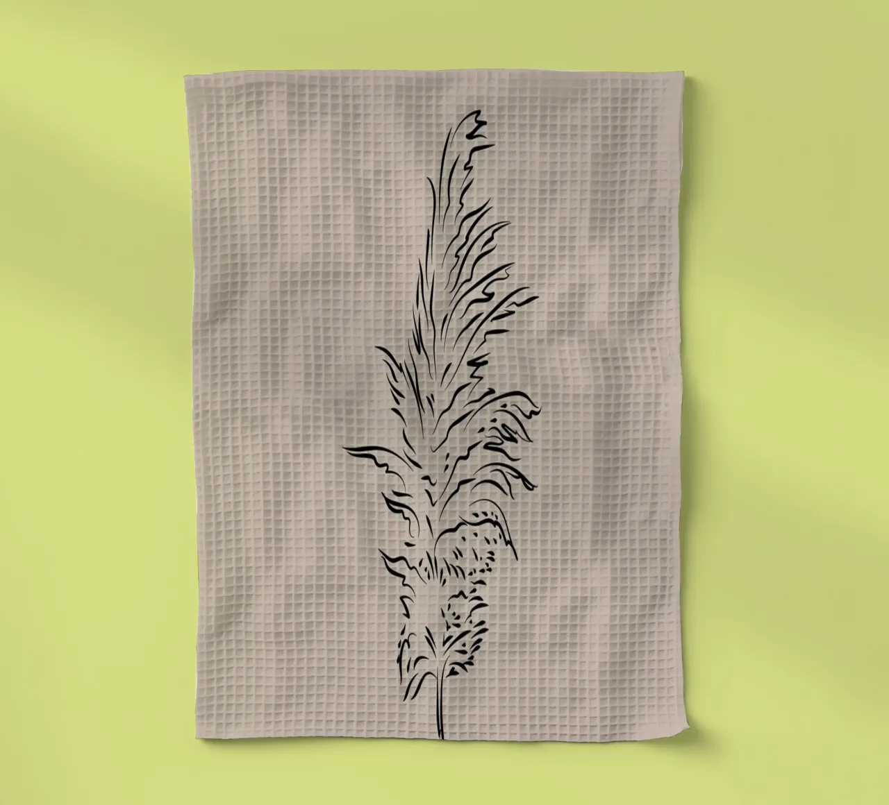 Boho Bohemian 8 Pampas torchon de Boho Print Collection