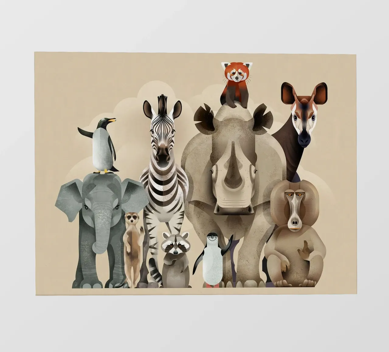 Hello Animals pellicola backlit da David Jackson