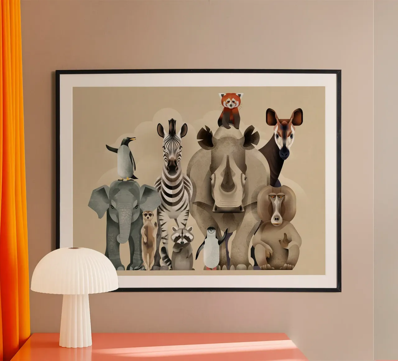 Hello Animals poster da David Jackson