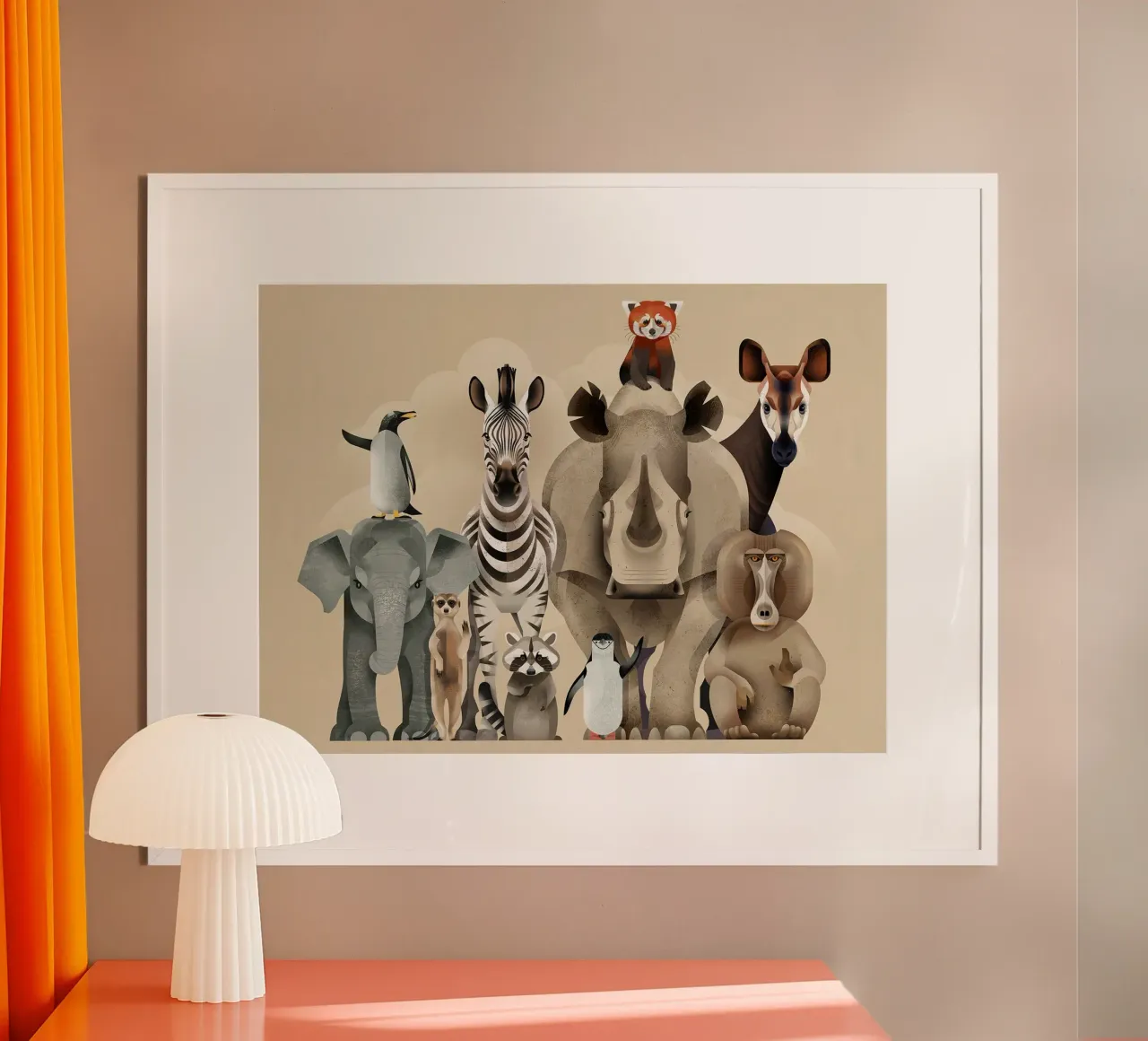 Hello Animals poster da David Jackson