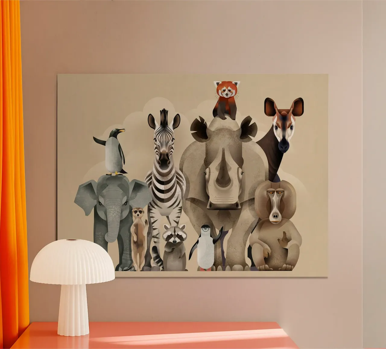 Hello Animals poster da David Jackson