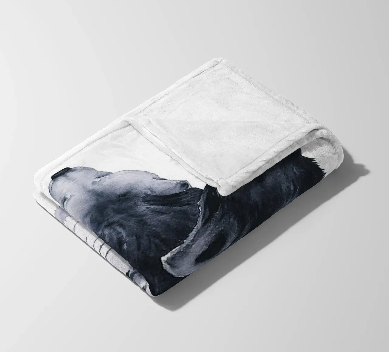 Lupi urlanti coperta in pile da David Jackson