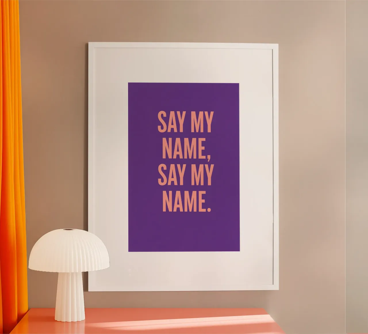 2000er R&B Poster - Girlgroup Citation comme Typo-Print poster avec cadre en aluminium de QuooodZ by MooodzArt