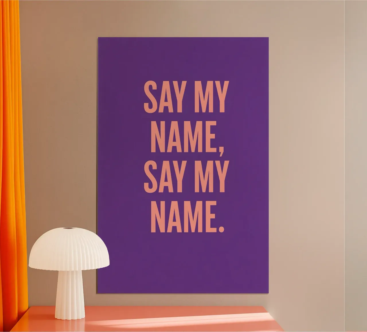 2000er R&B Poster - Girlgroup Citation comme Typo-Print poster avec cadre en aluminium de QuooodZ by MooodzArt