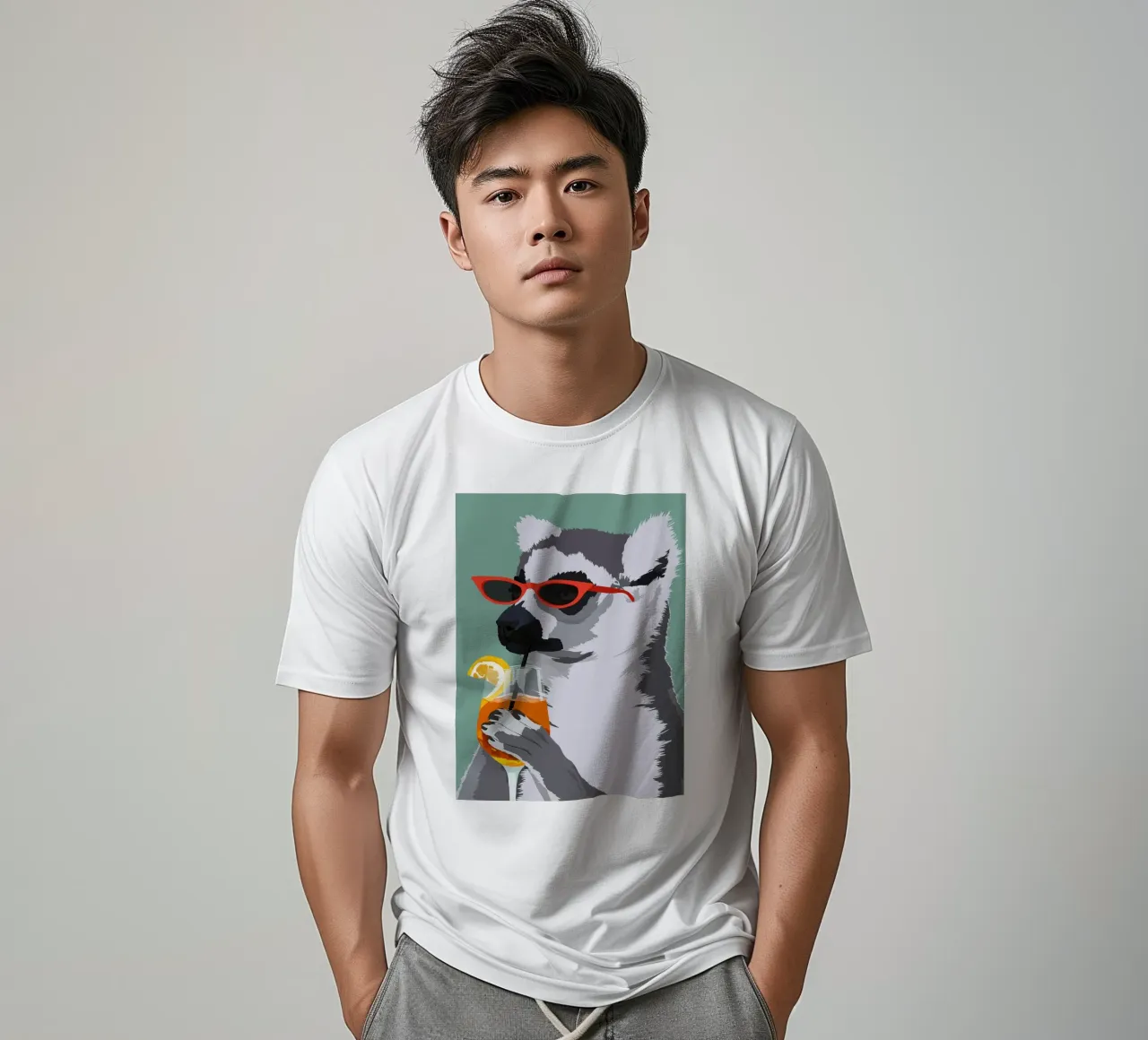 Lemure giudaico con Aperol t-shirt da David Jackson