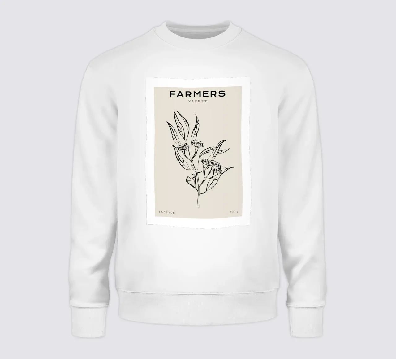 Boho Bohemian 9 Eucalyptus felpa da Boho Print Collection