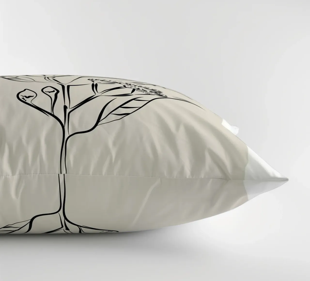 Boho Bohemian 9 Eucalyptus cuscino da Boho Print Collection