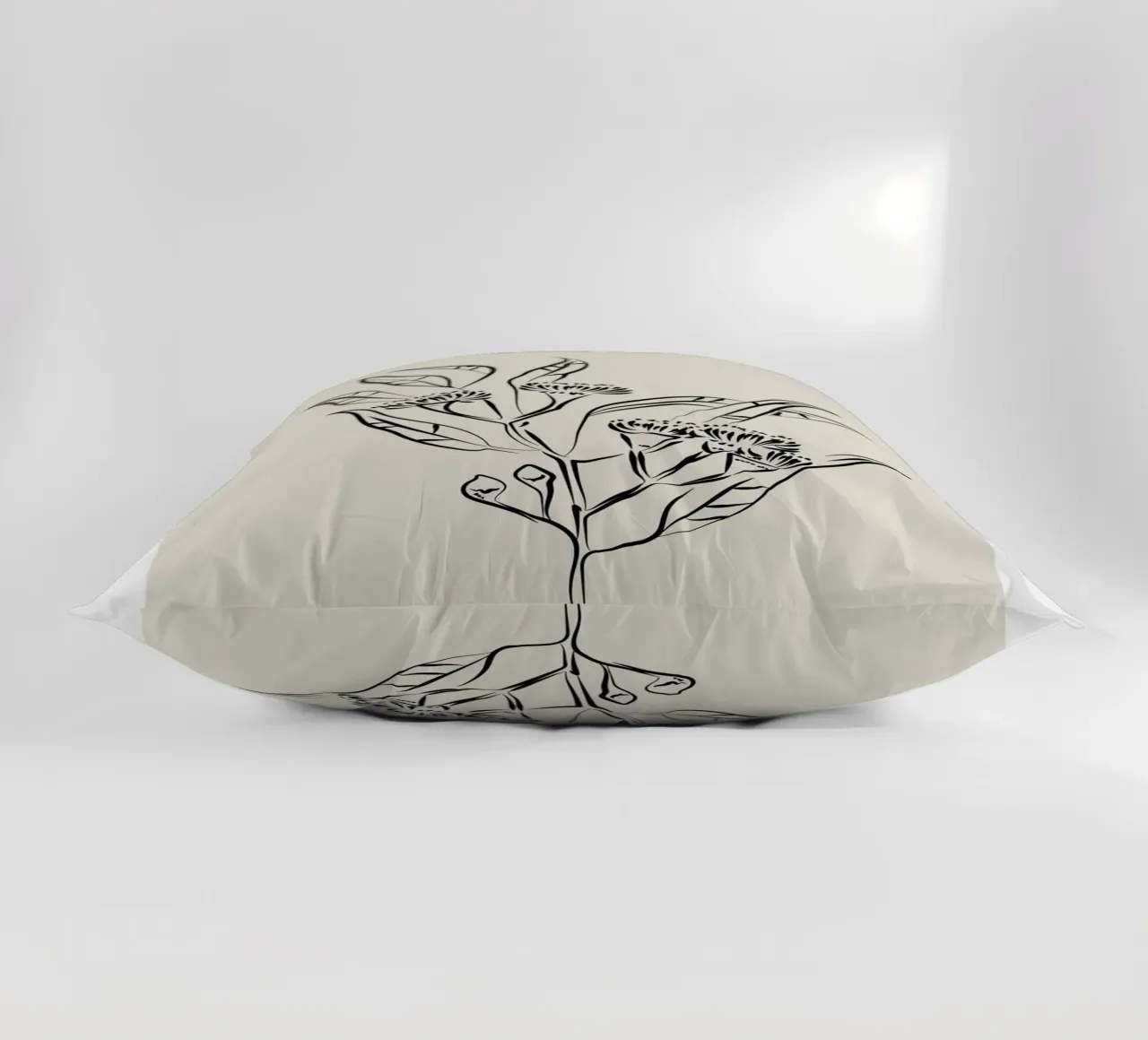 Boho Bohemian 9 Eucalyptus cuscino da Boho Print Collection