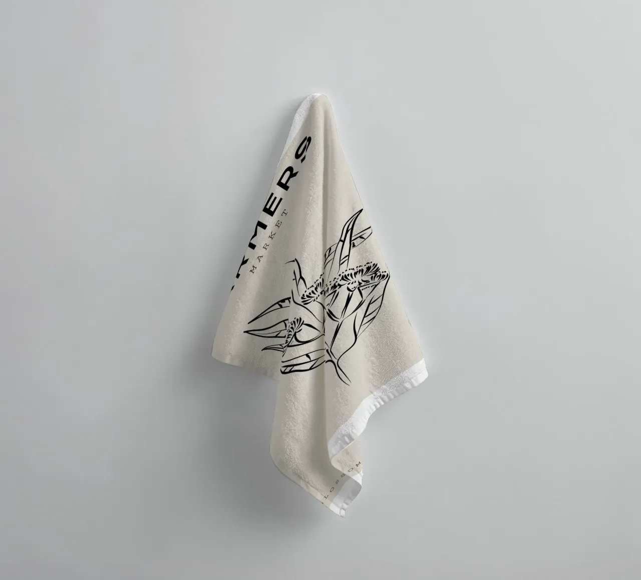 Boho Bohemian 9 Eucalyptus asciugamano da bagno da Boho Print Collection