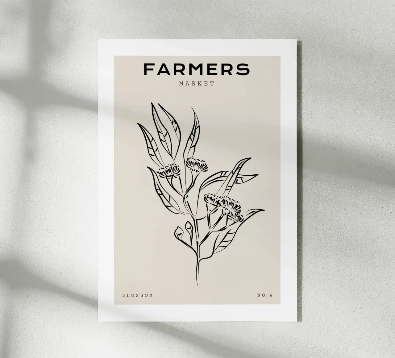 Boho Bohemian 9 Eucalyptus plexiglass da Boho Print Collection