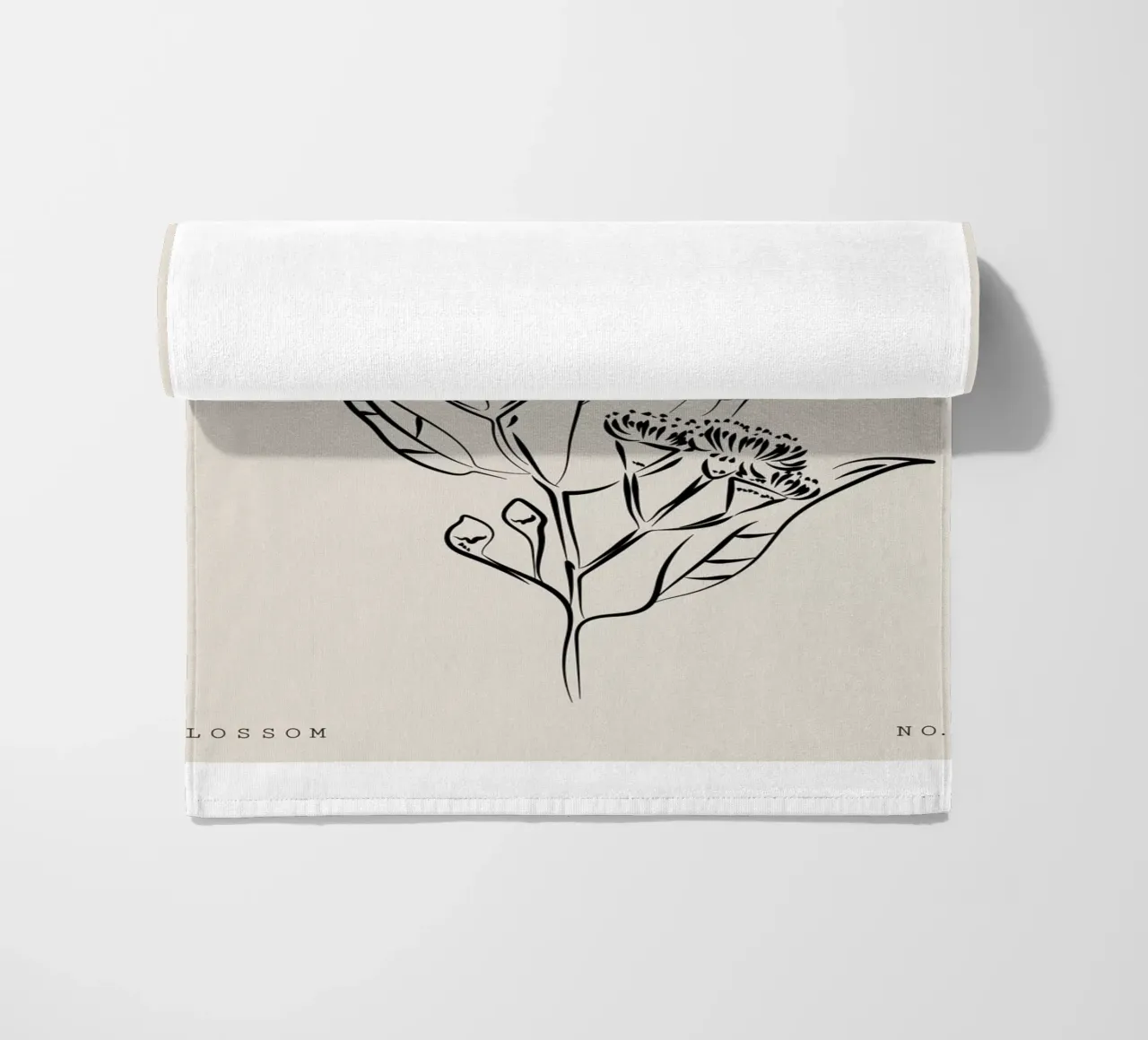 Boho Bohemian 9 Eucalyptus telo mare da Boho Print Collection