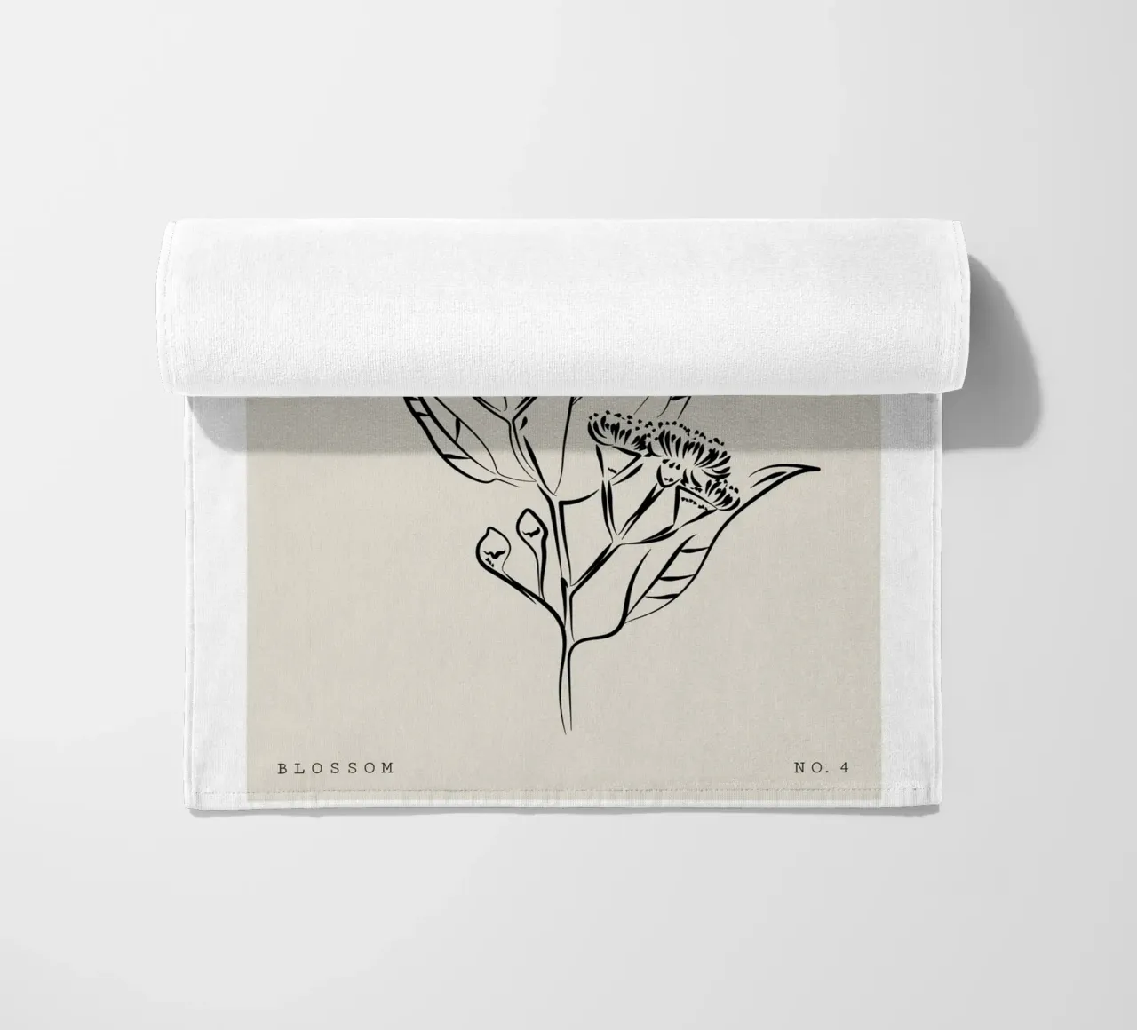 Boho Bohemian 9 Eucalyptus telo mare da Boho Print Collection