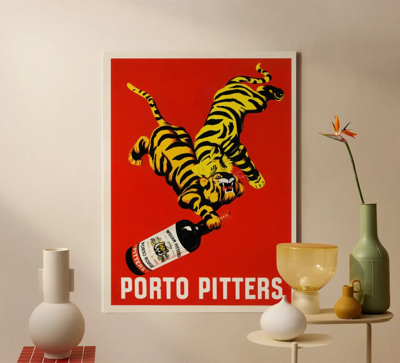 Porto Pitters tela con Cornice a cassetta da mix mate