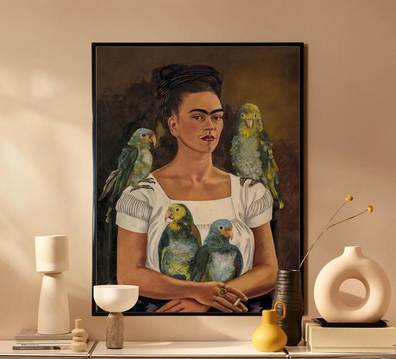 Io e i miei pappagalli, 1941 poster con telaio in plastica da David Jackson