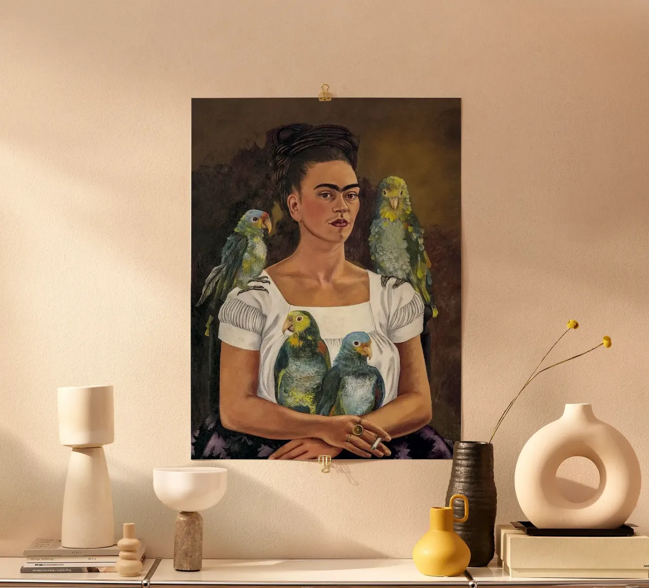 Io e i miei pappagalli, 1941 poster con telaio in plastica da David Jackson